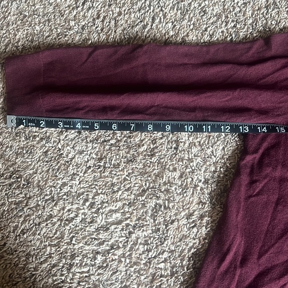 J crew burgundy sweater with cute bow on front. - Picture 6 of 7